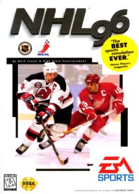 NHL 96 PAL Sega Mega Drive PAL box art